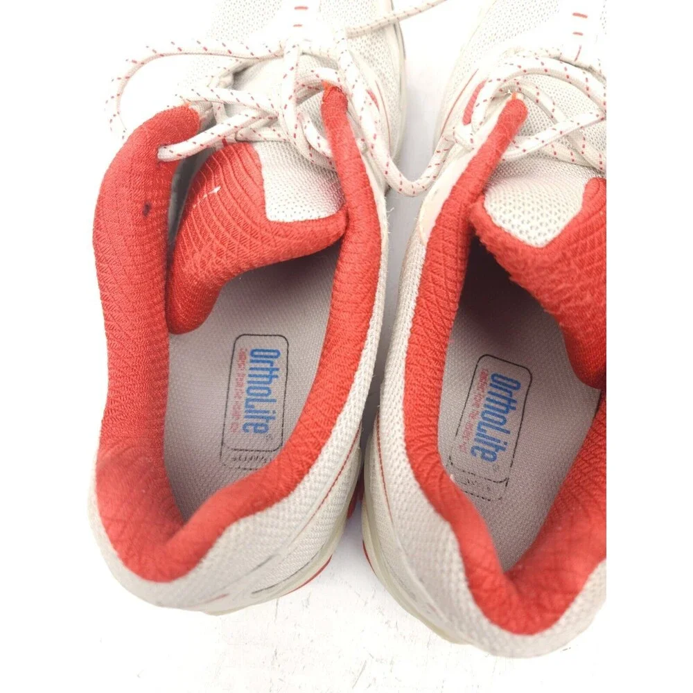 Lowa S-Cruise Mesh Hiking Walking Shoes Woman’s Size 9 Arch-Fit White Orange